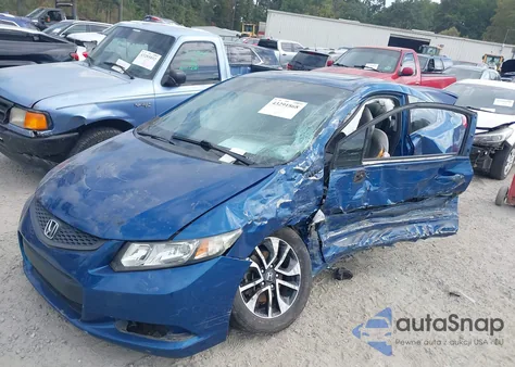 2013 Honda Civic Ex z USA, uszkodzony, nr VIN 2HGFG3B86DH500905